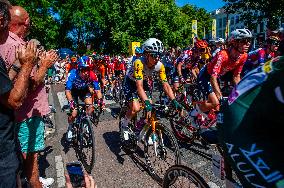 Le Tour De France Femmes 2024 Started In Rotterdam.