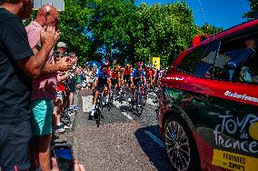 Le Tour De France Femmes 2024 Started In Rotterdam.