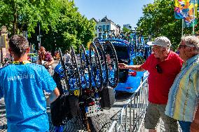 Le Tour De France Femmes 2024 Started In Rotterdam.