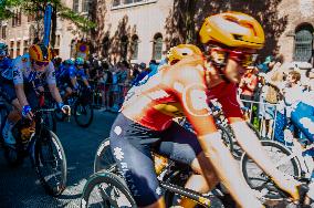 Le Tour De France Femmes 2024 Started In Rotterdam.