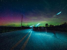 Another Geomagnetic Storm Illuminates Wisconsin With Stunning Aurora Show