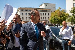 Police Officers Protest In Sofia.