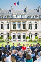 Paris 2024 - Meeting for contributors to the Paris 2024 Olympic Games at the Elysee