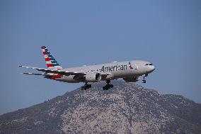 American Airlines Boeing 777 Landing