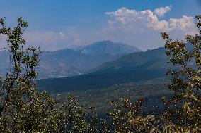 Fire At The Greek Bulgarian Borders