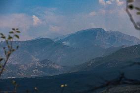 Fire At The Greek Bulgarian Borders