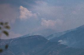 Fire At The Greek Bulgarian Borders