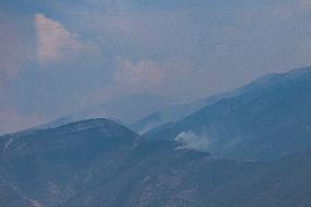 Fire At The Greek Bulgarian Borders