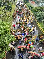 Feria De Las Flores Silleteros Parade