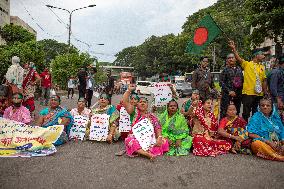 Bangladeshi Hindu Protest In Dhaka