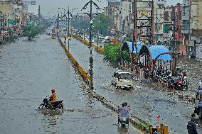 Waterlogging During Heavy Rain In Jaipur