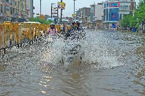 Waterlogging During Heavy Rain In Jaipur