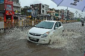 Waterlogging During Heavy Rain In Jaipur