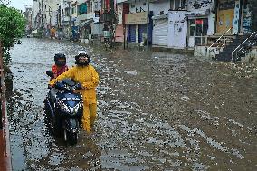 Waterlogging During Heavy Rain In Jaipur