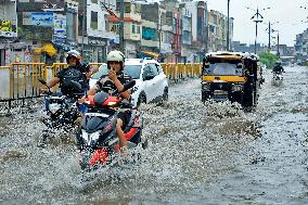 Waterlogging During Heavy Rain In Jaipur