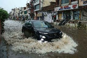 Waterlogging During Heavy Rain In Jaipur