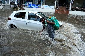 Waterlogging During Heavy Rain In Jaipur