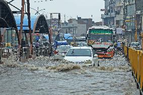 Waterlogging During Heavy Rain In Jaipur