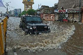 Waterlogging During Heavy Rain In Jaipur