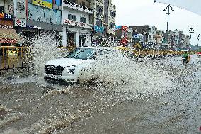 Waterlogging During Heavy Rain In Jaipur