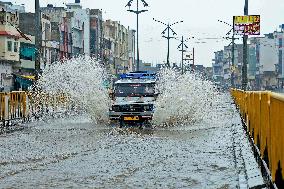 Waterlogging During Heavy Rain In Jaipur