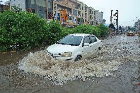 Waterlogging During Heavy Rain In Jaipur