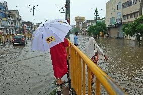 Waterlogging During Heavy Rain In Jaipur