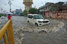 Waterlogging During Heavy Rain In Jaipur