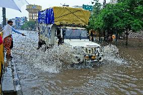 Waterlogging During Heavy Rain In Jaipur