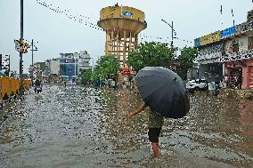 Waterlogging During Heavy Rain In Jaipur