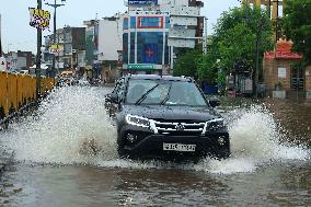 Waterlogging During Heavy Rain In Jaipur