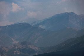 Fire At The Greek Bulgarian Borders