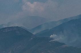 Fire At The Greek Bulgarian Borders