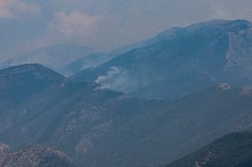 Fire At The Greek Bulgarian Borders