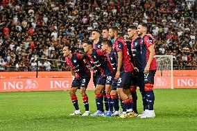 Italian football Coppa Italia match - Cagliari Calcio vs Carrarese Calcio