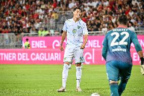 Italian football Coppa Italia match - Cagliari Calcio vs Carrarese Calcio