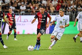 Italian football Coppa Italia match - Cagliari Calcio vs Carrarese Calcio