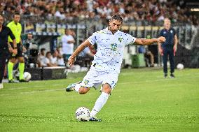 Italian football Coppa Italia match - Cagliari Calcio vs Carrarese Calcio