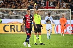 Italian football Coppa Italia match - Cagliari Calcio vs Carrarese Calcio