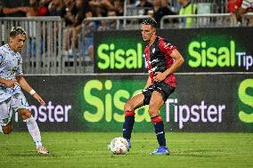 Italian football Coppa Italia match - Cagliari Calcio vs Carrarese Calcio