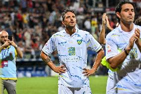 Italian football Coppa Italia match - Cagliari Calcio vs Carrarese Calcio