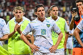 Italian football Coppa Italia match - Cagliari Calcio vs Carrarese Calcio