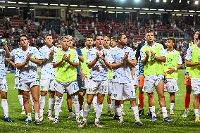 Italian football Coppa Italia match - Cagliari Calcio vs Carrarese Calcio