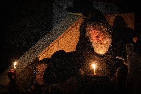 Ultra-Orthodox Jews Mark Tisha B'Av - Jerusalem