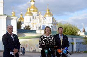 Briefing of US Senators Lindsey Graham and Richard Blumenthal in Kyiv