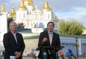 Briefing of US Senators Lindsey Graham and Richard Blumenthal in Kyiv