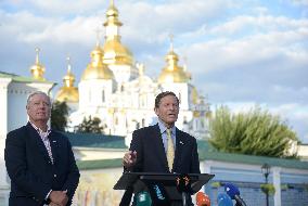 Briefing of US Senators Lindsey Graham and Richard Blumenthal in Kyiv