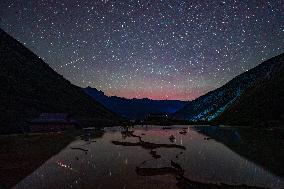 Perseid Meteor Shower Over China