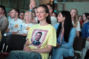 President Volodymyr Zelenskyy at Ukrainian Youth Forum in Kyiv