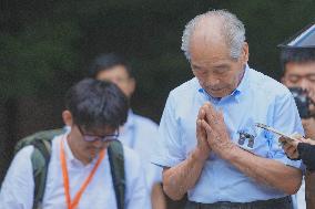 Japanese Veteran Visits China To Apologize - Harbin